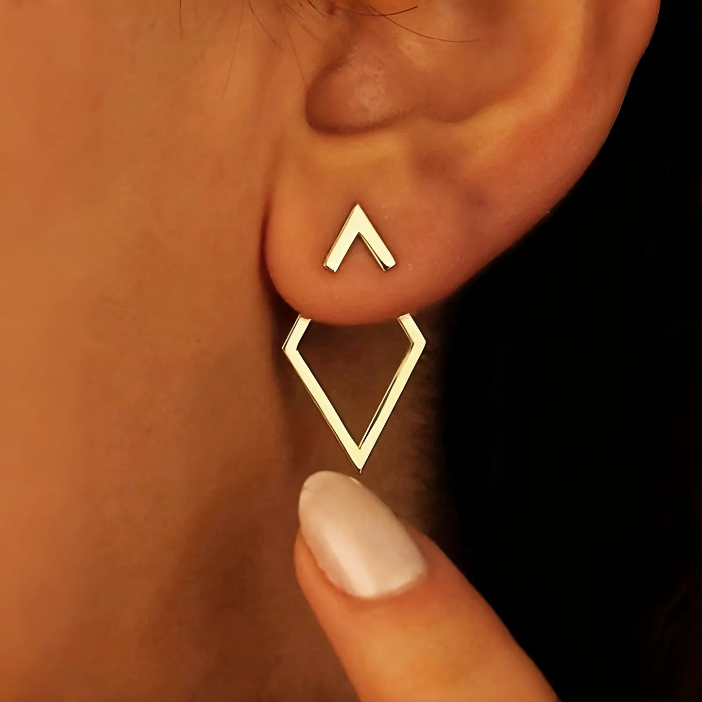 Verenza Rhombè - minimalist geometric earrings